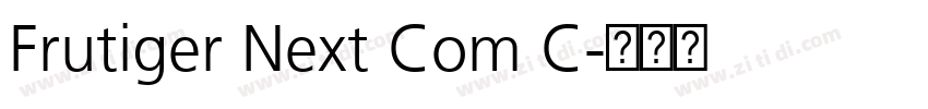 Frutiger Next Com C字体转换